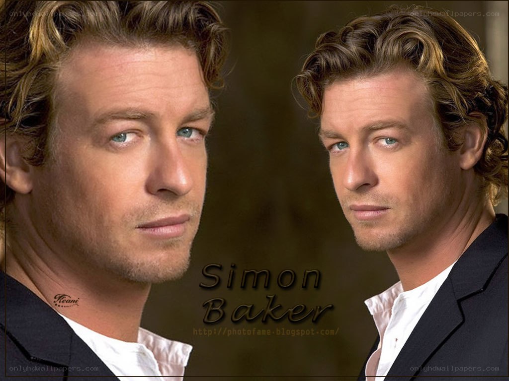Simon Baker portrait collage