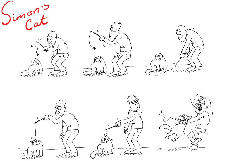 Simon's Cat comic strip