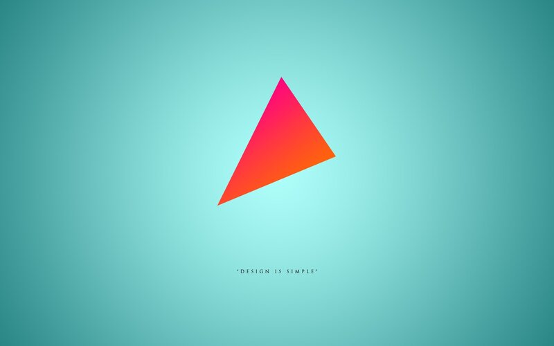simple design triangle