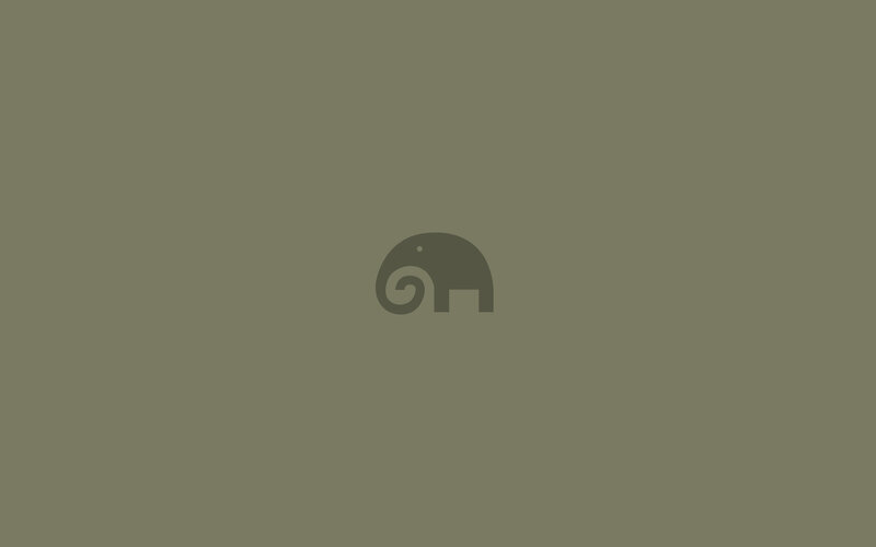 simple elephant logo