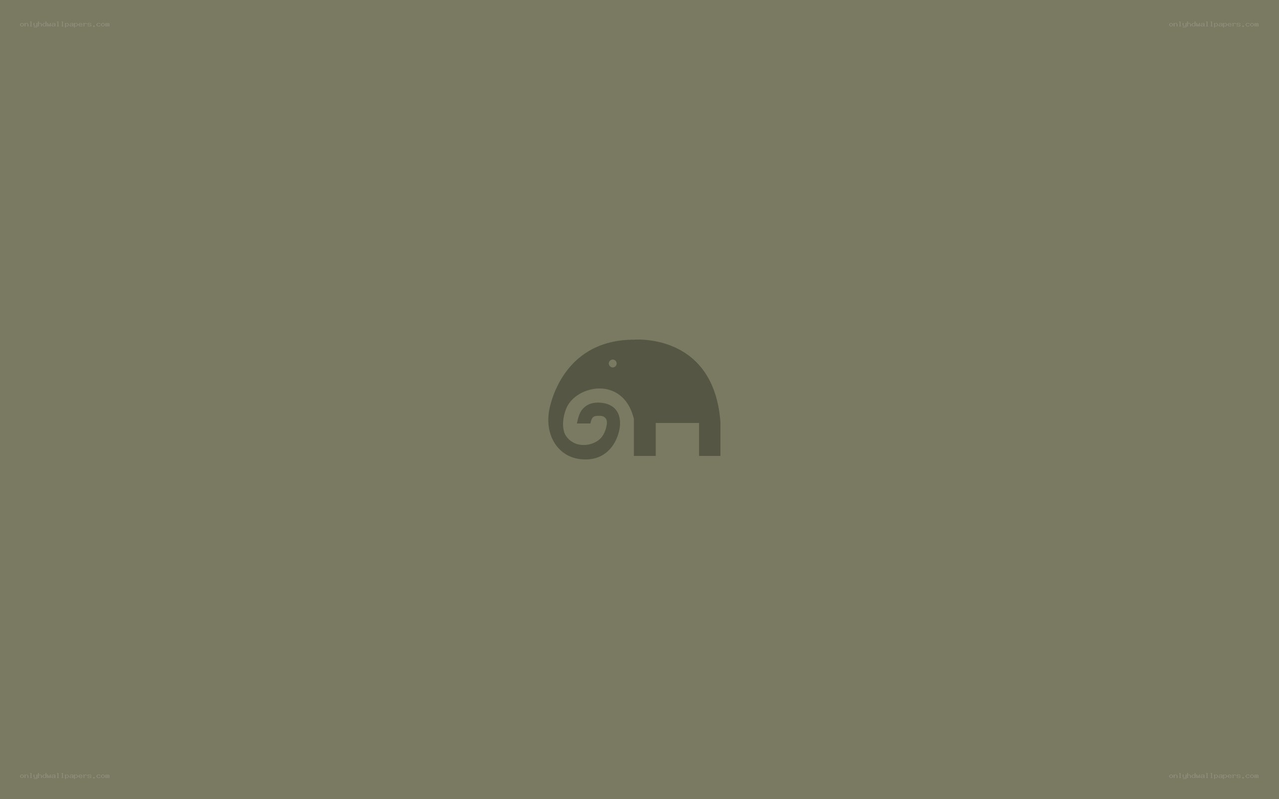 simple elephant logo