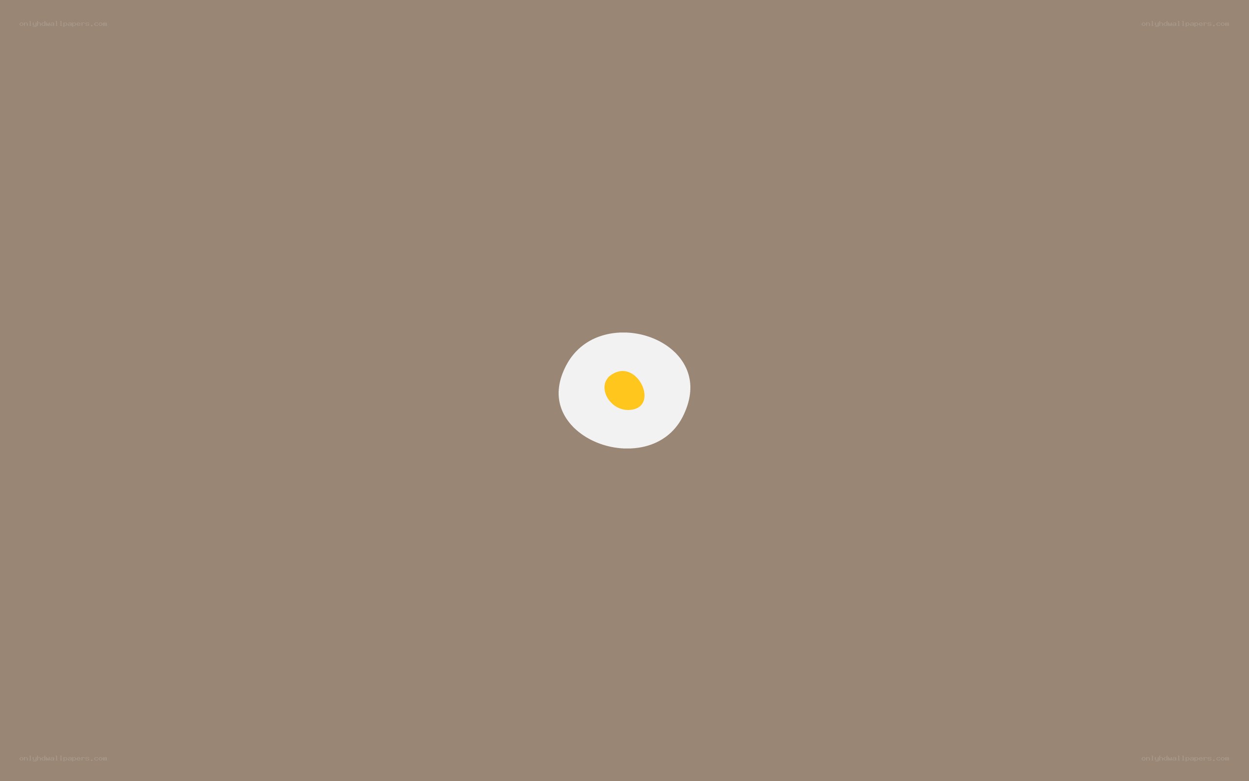 simple fried egg illustration