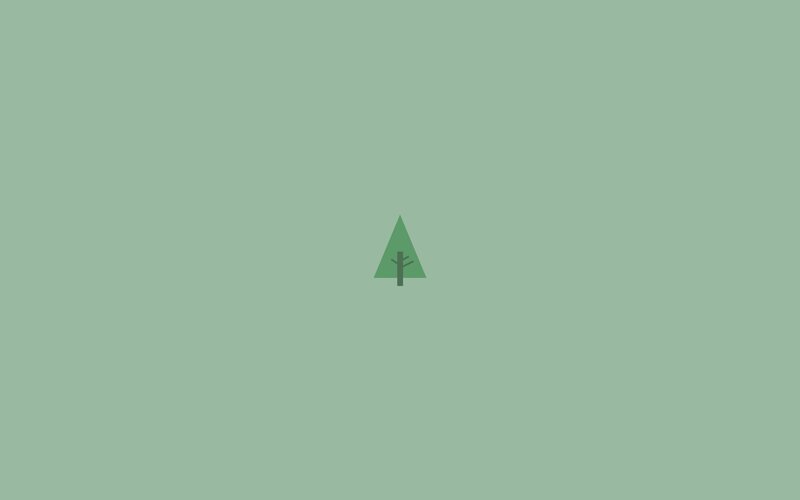 simple green tree icon