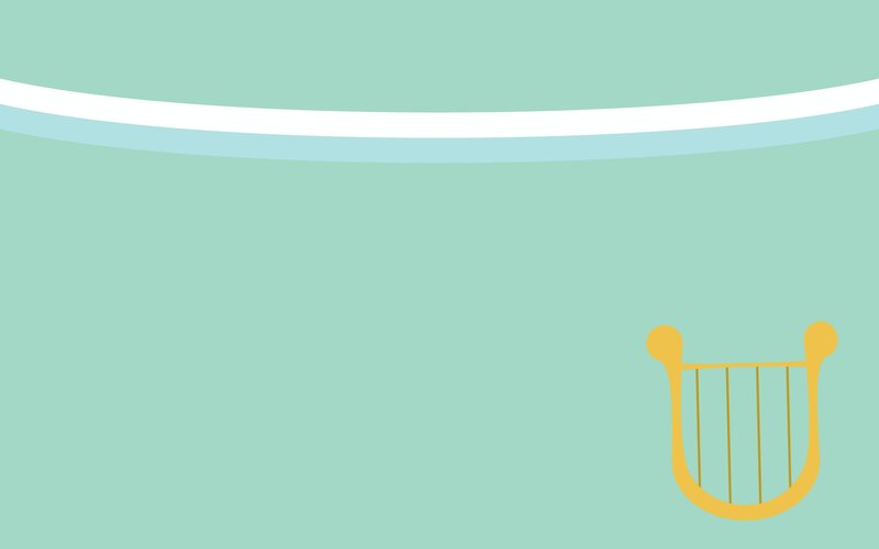 simple harp illustration