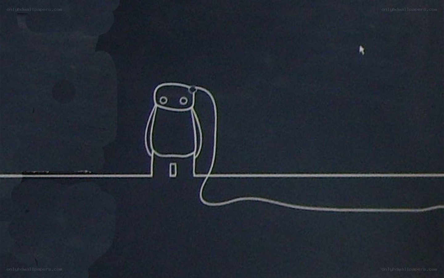 simple line drawing of a robot