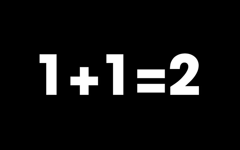 simple math equation