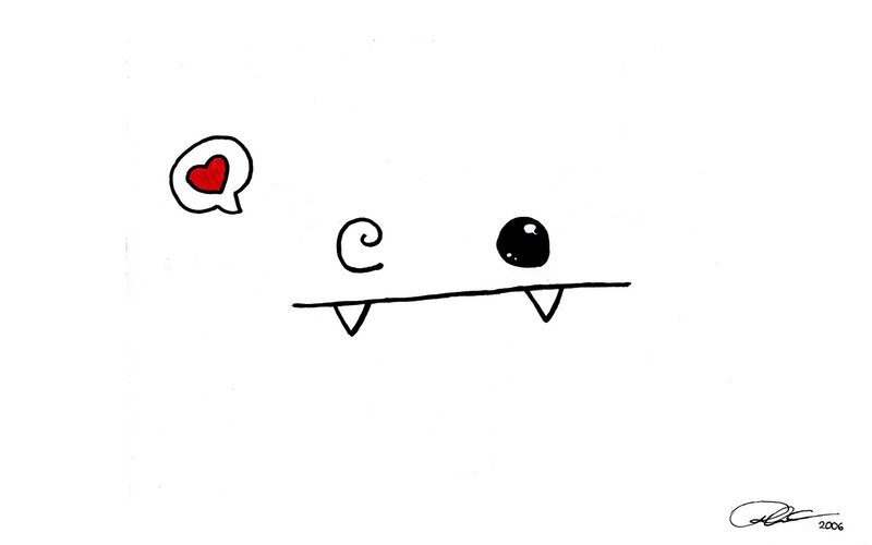 simple monster drawing