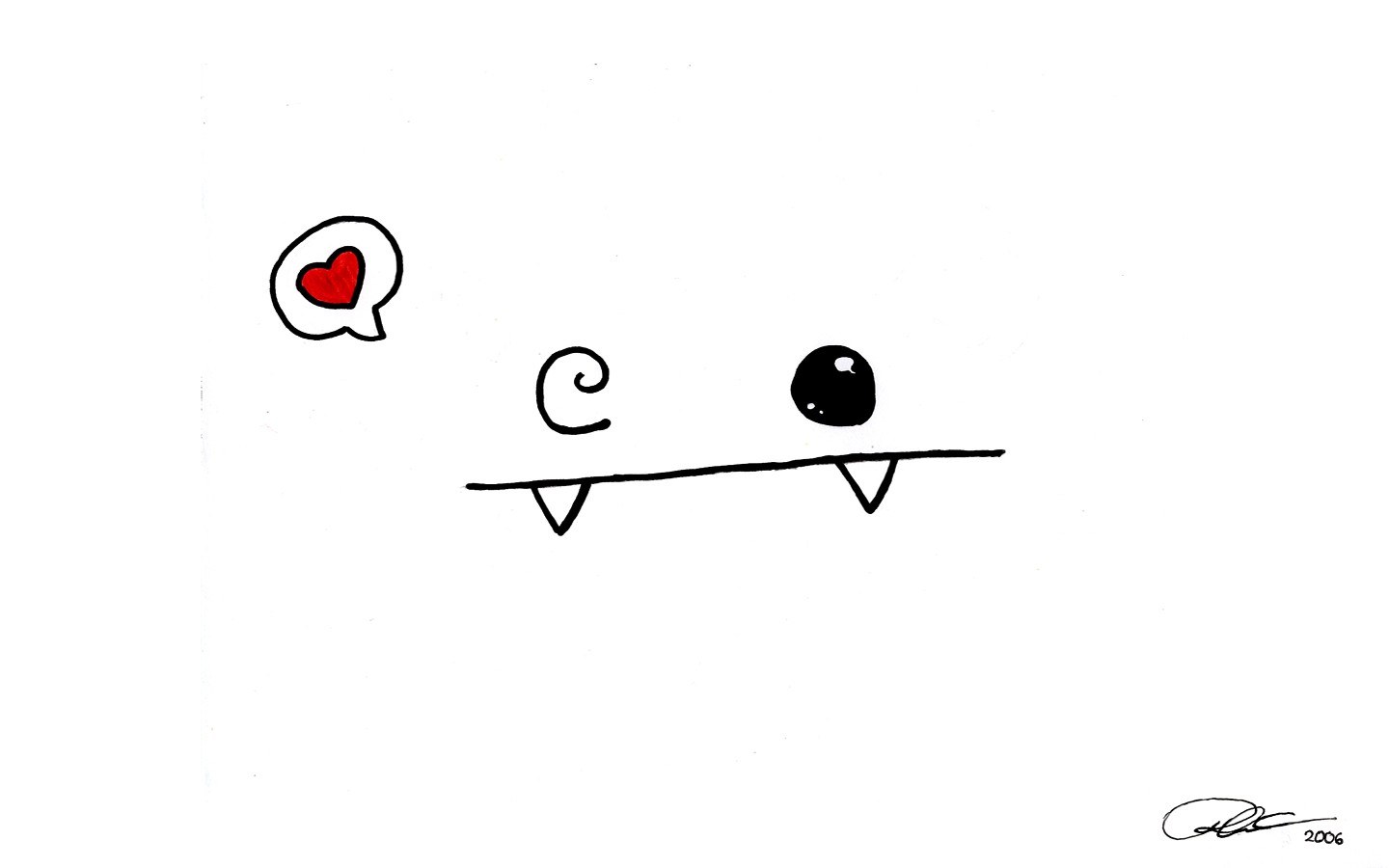 simple monster drawing