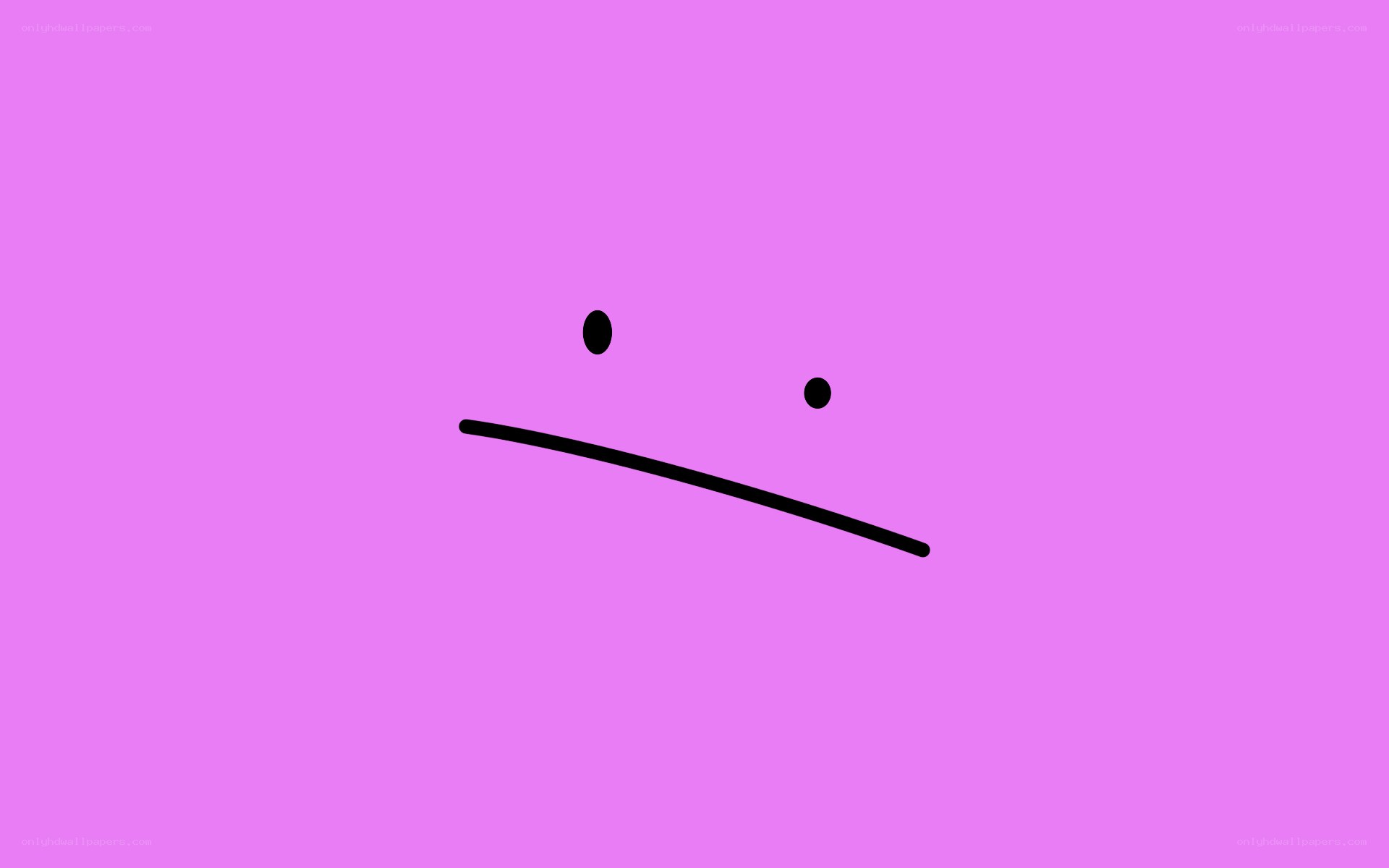 simple purple face