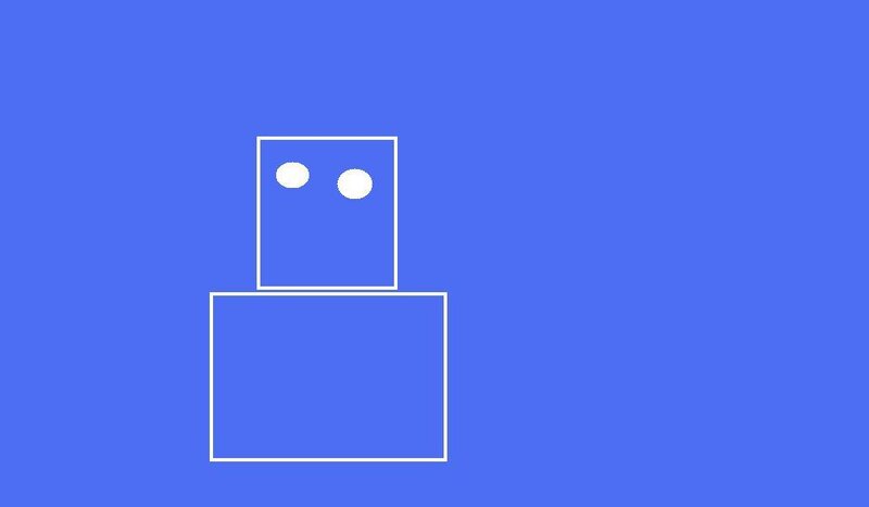 simple robot drawing