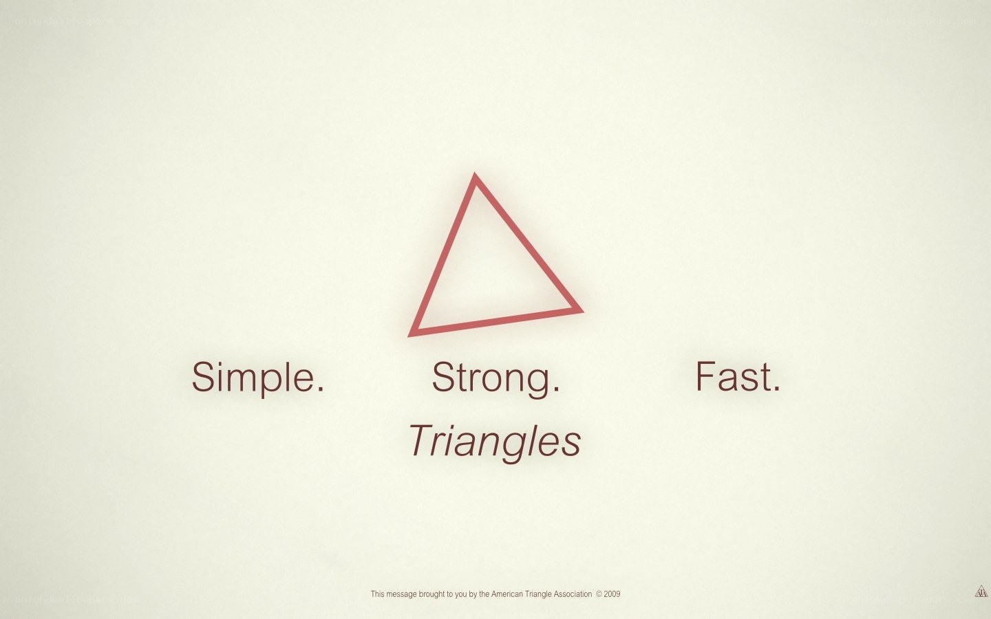 Simple Strong Fast Triangles