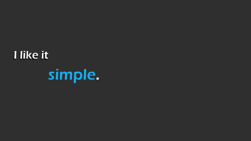 simple text display