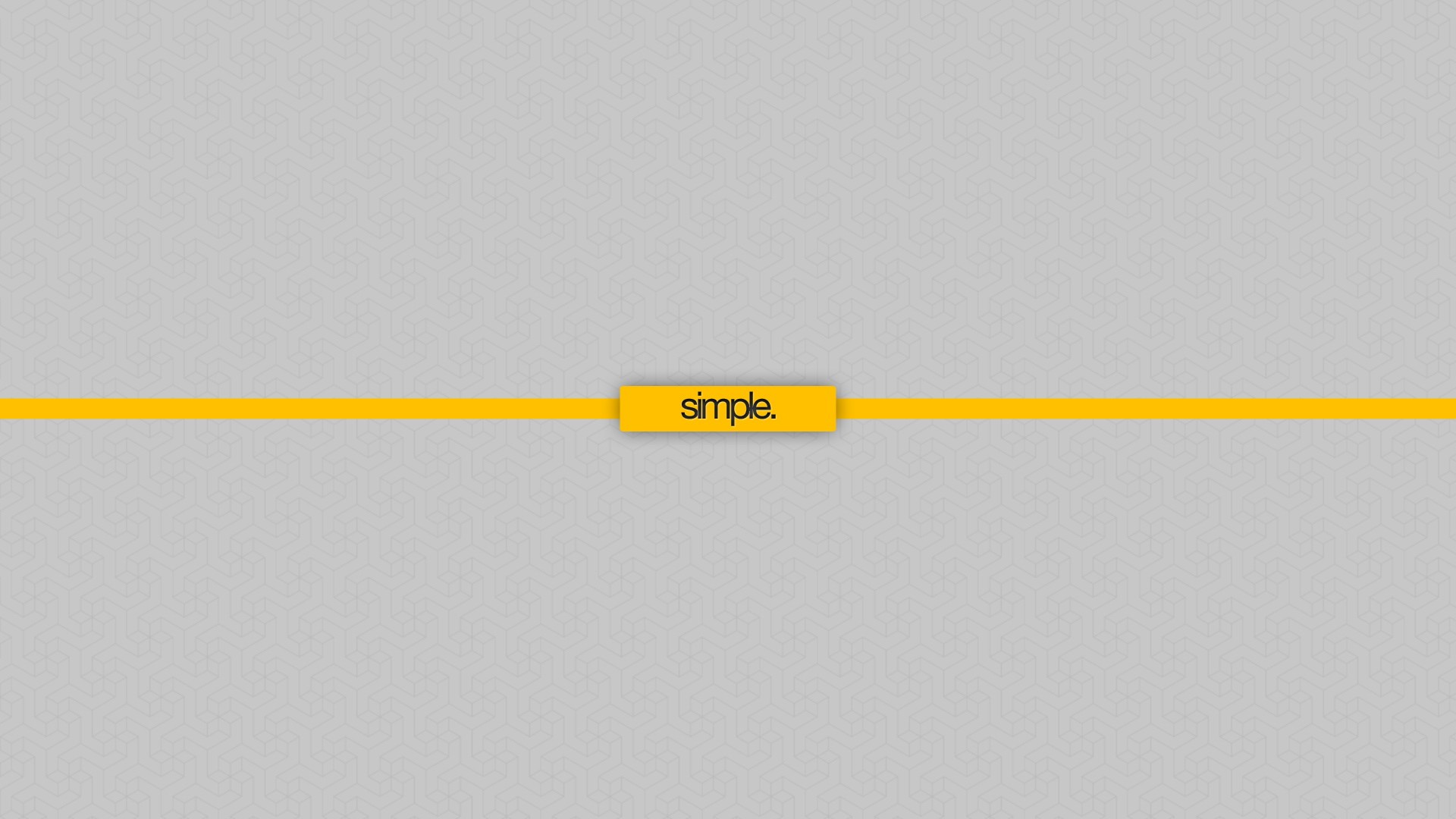 simple text on patterned background