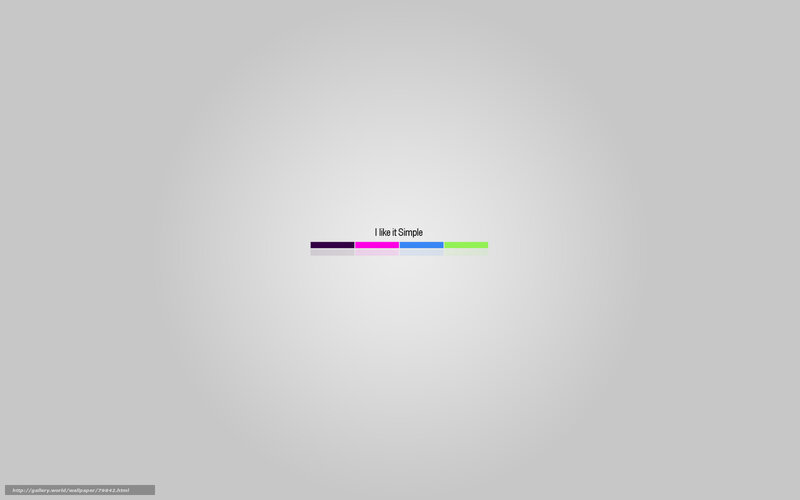 simple text with colored bars