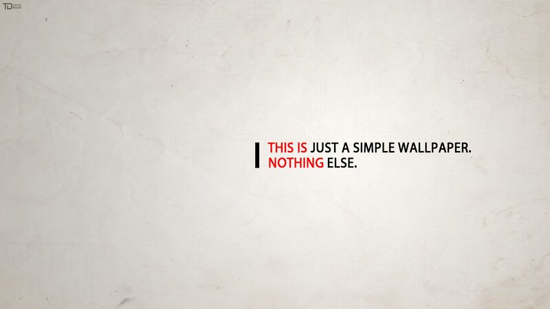 simple wallpaper text