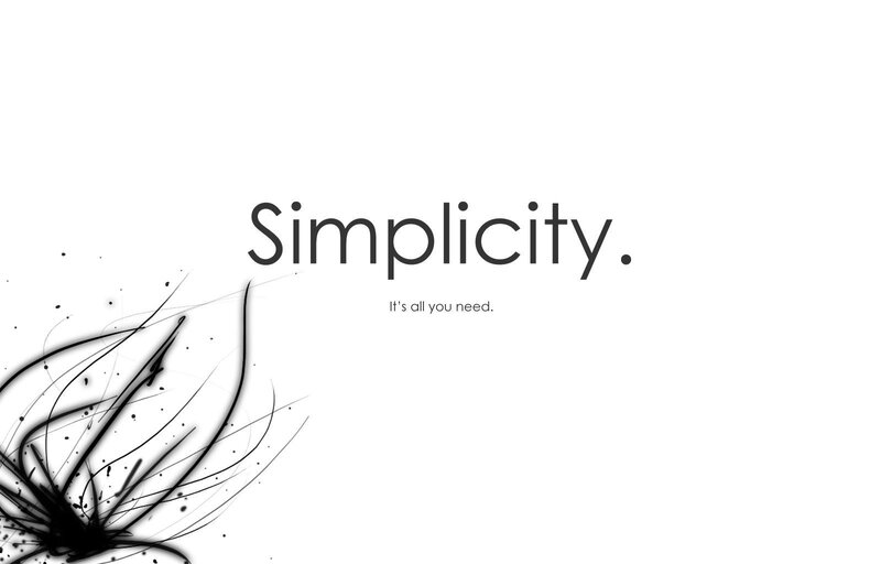 Simplicity is all you need