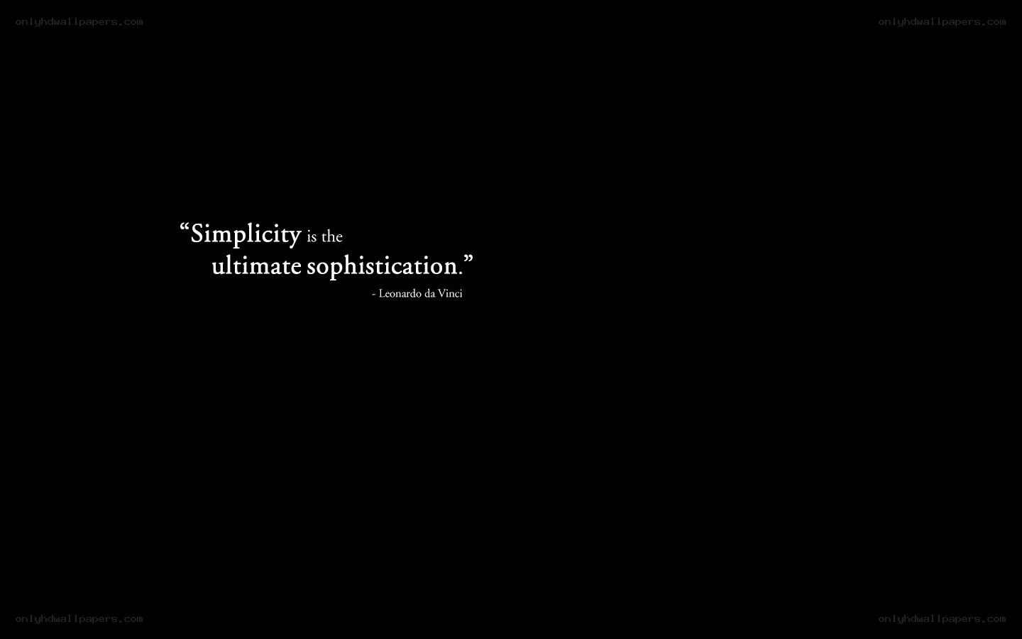 simplicity quote