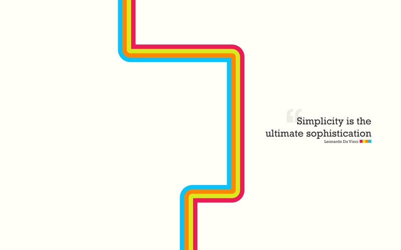 simplicity quote graphic