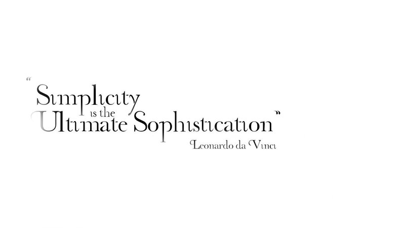 simplicity quote image
