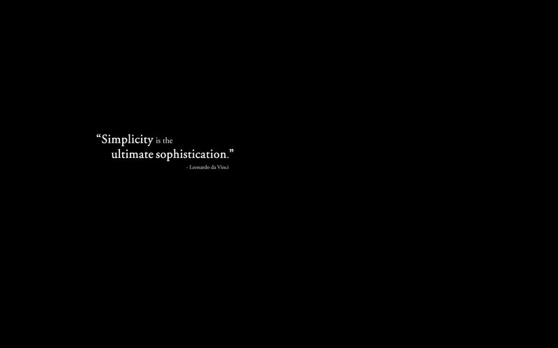Simplicity quote