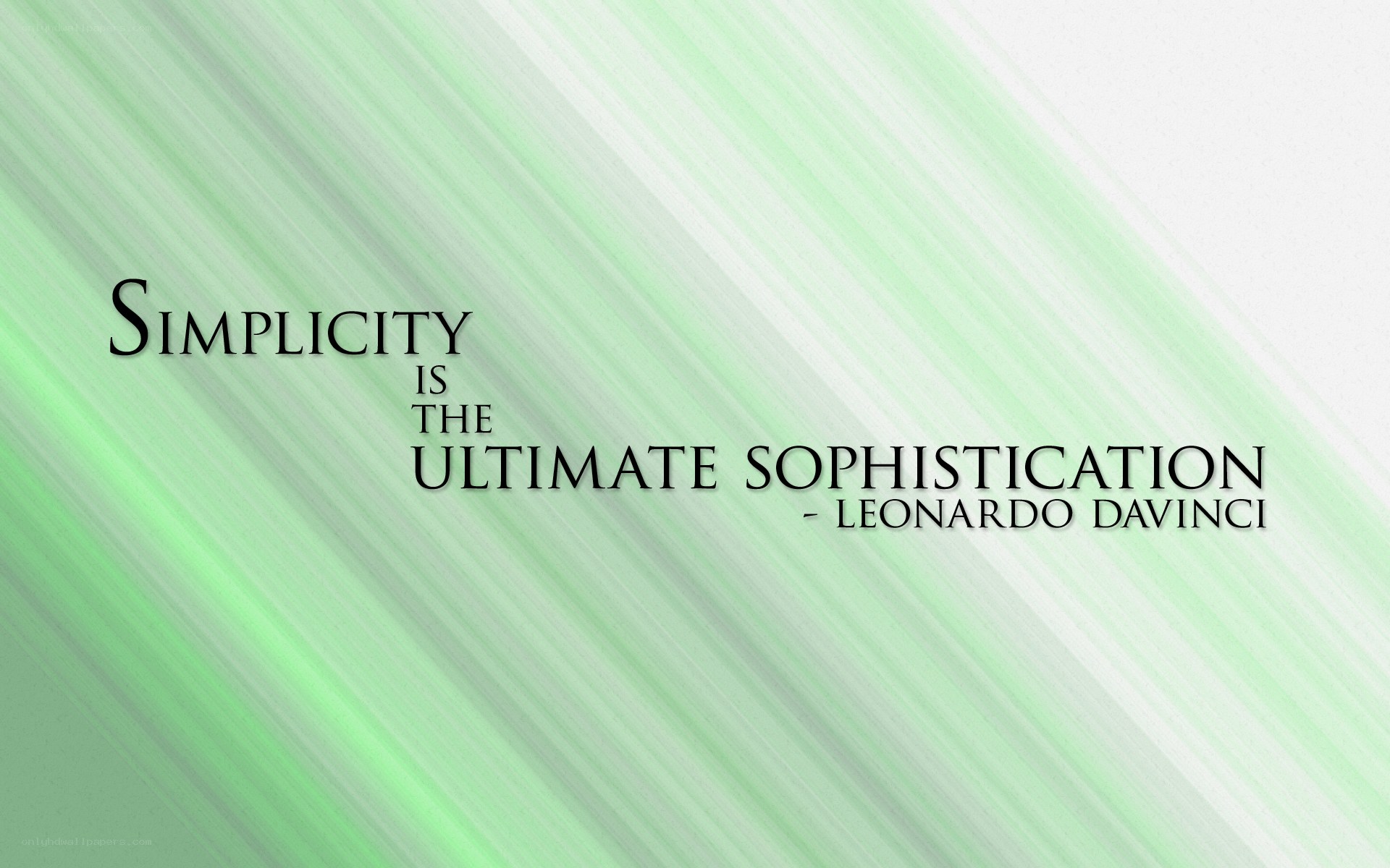 simplicity quote wallpaper