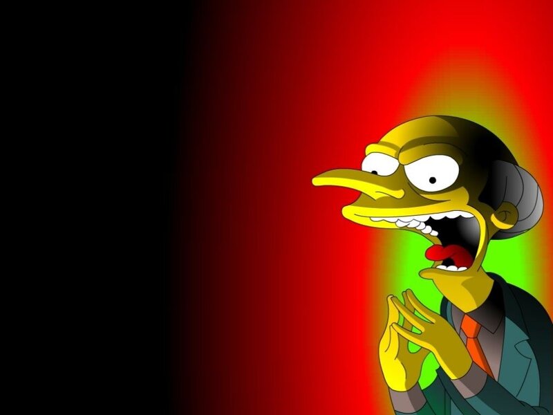 Simpson character screaming