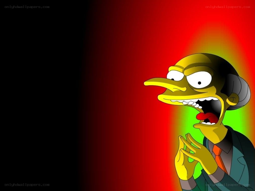 Simpson character screaming