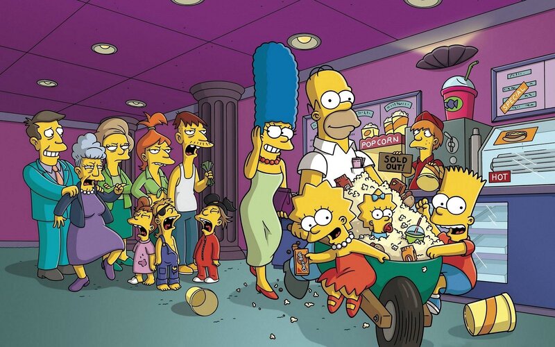 Simpson Family in Theater