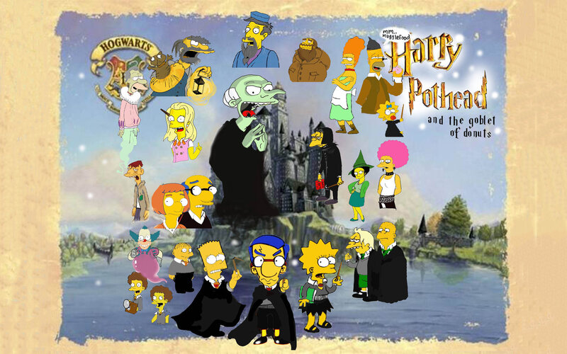 Simpsons at Hogwarts