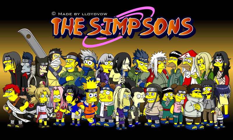 Simpsons Characters as Ninjas