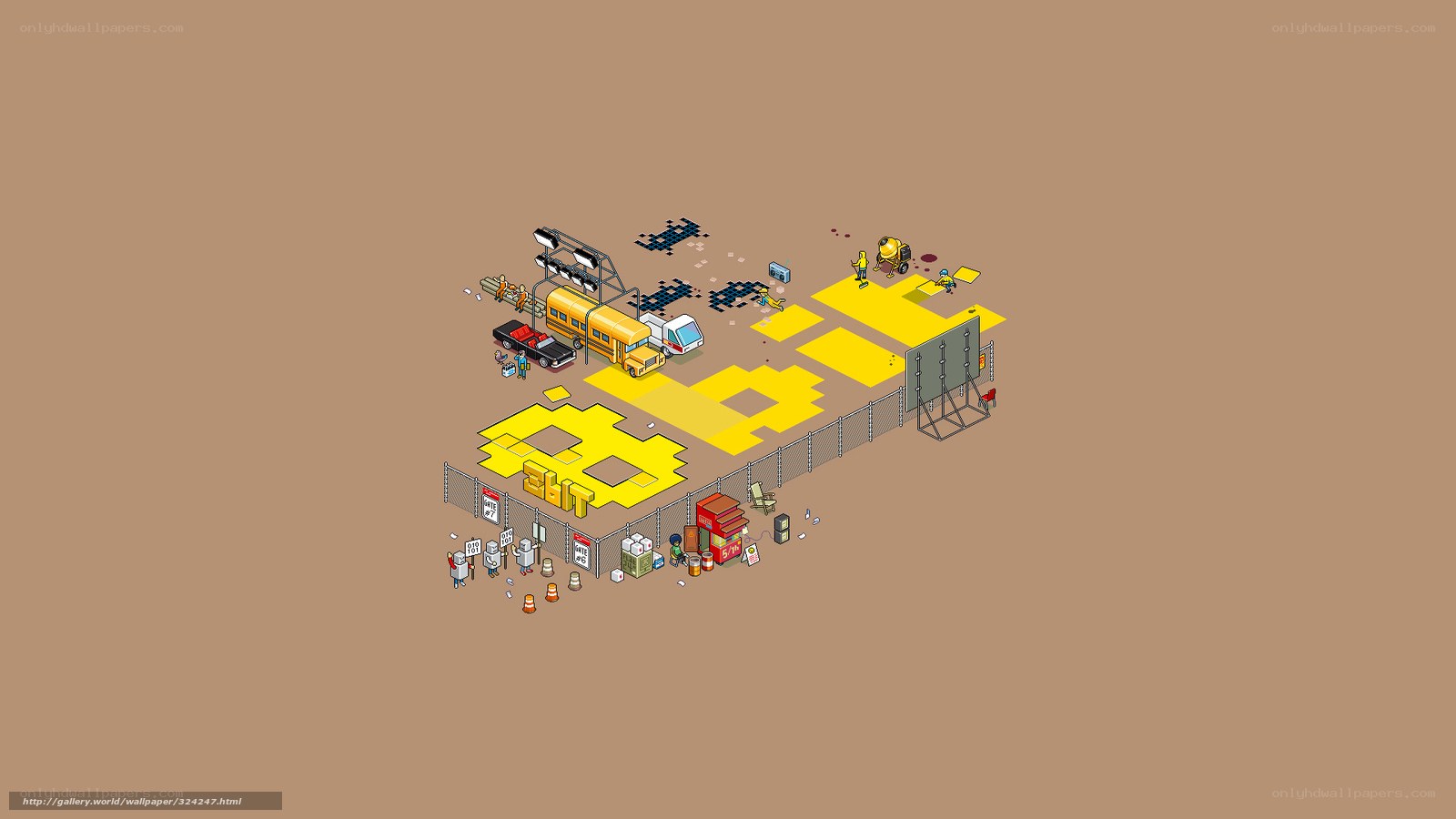 Simpsons construction site