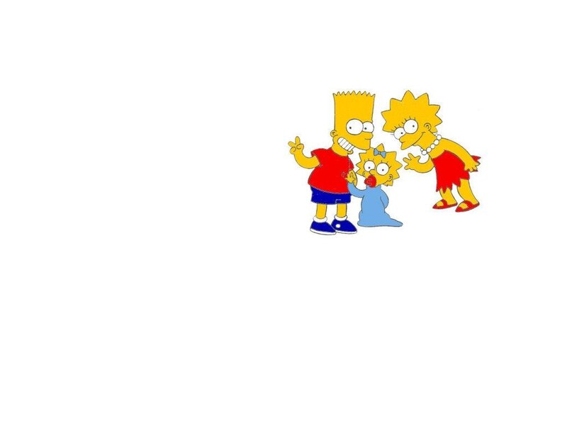 Simpsons family characters