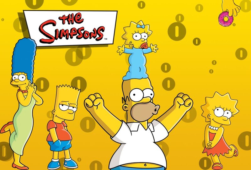 Simpsons Family Characters — Yellow