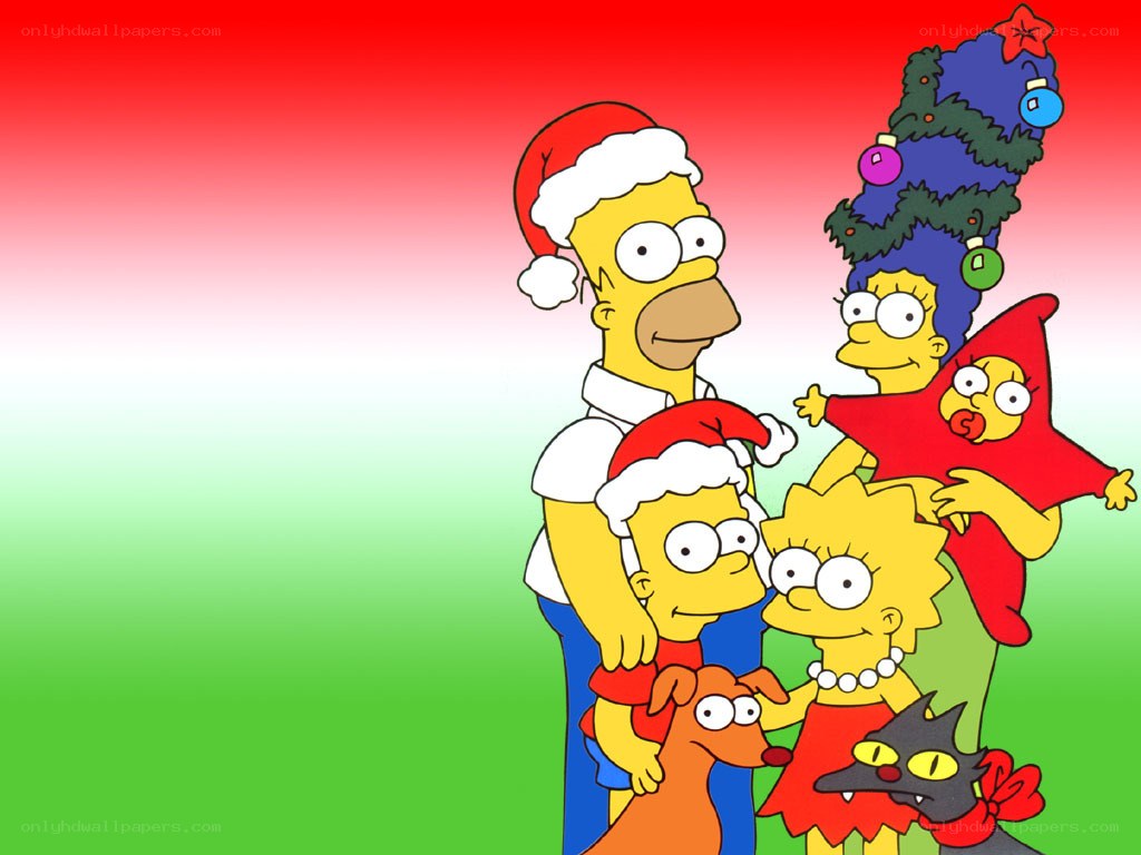 Simpsons family Christmas