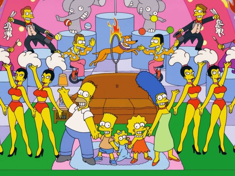 Simpsons Family in Circus