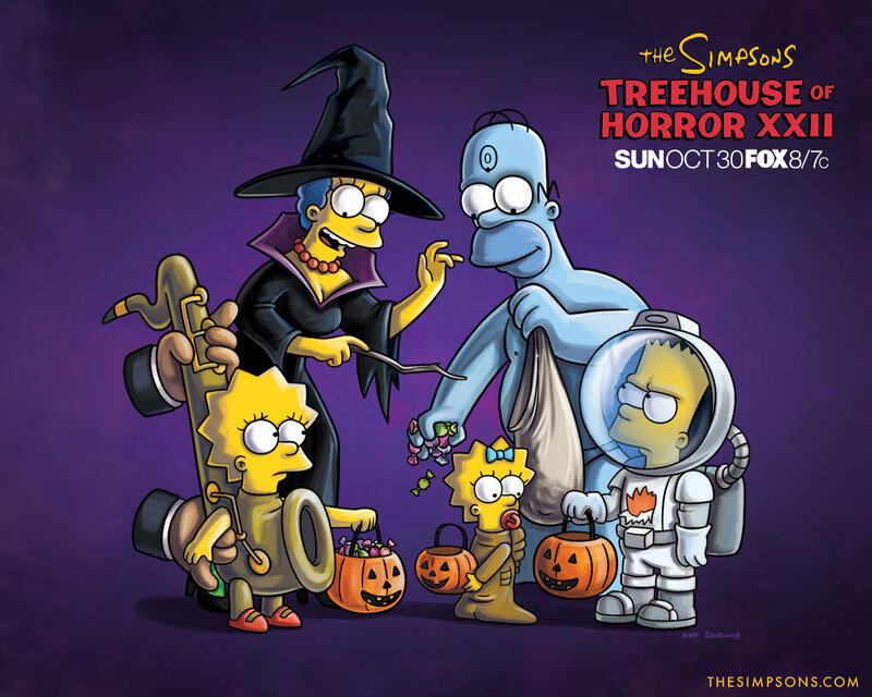 Simpsons Family in Costumes