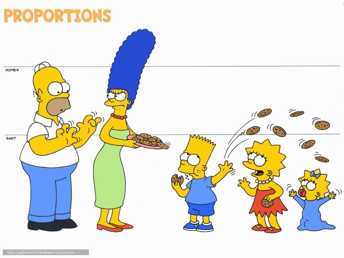 Simpsons family proportions
