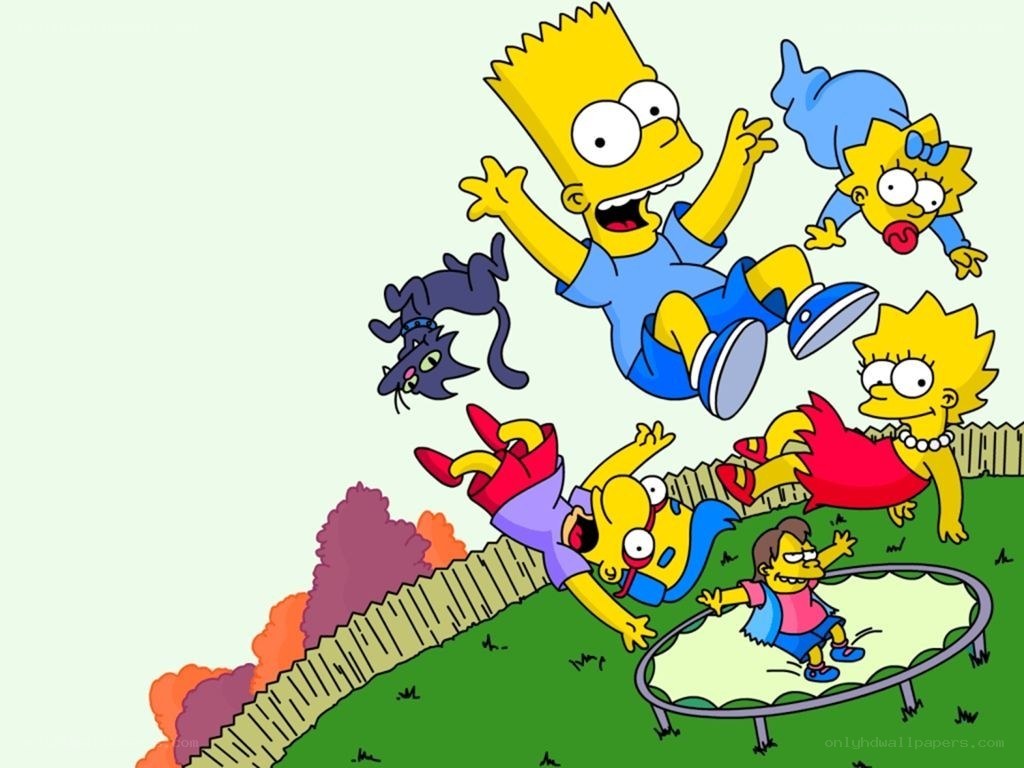 Simpsons on a trampoline