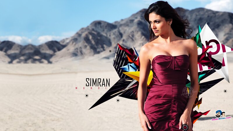 Simran Mundhi in desert