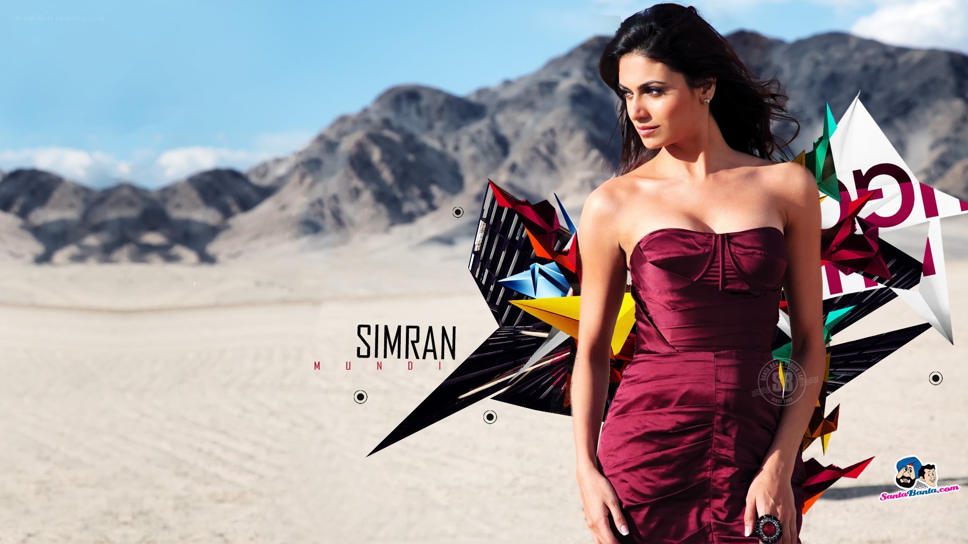 Simran Mundhi in desert