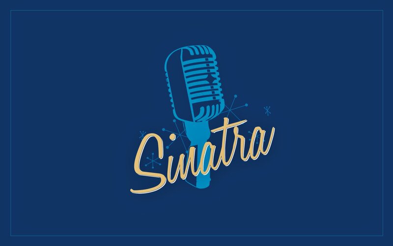 Sinatra logo with microphone