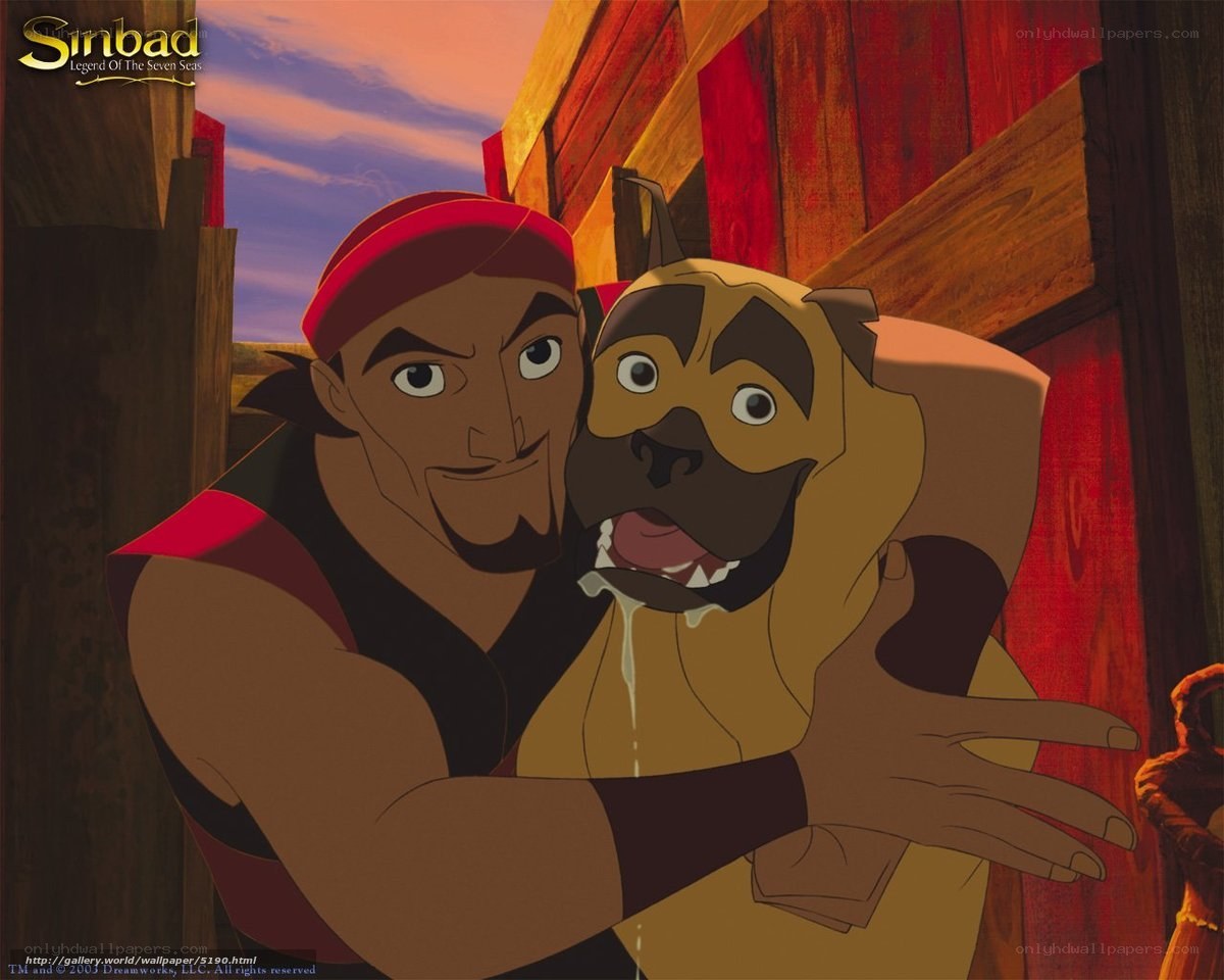 Sinbad and his dog