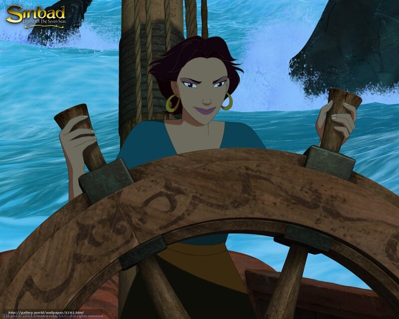 Sinbad at the helm