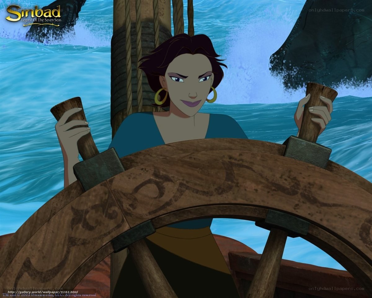 Sinbad at the helm