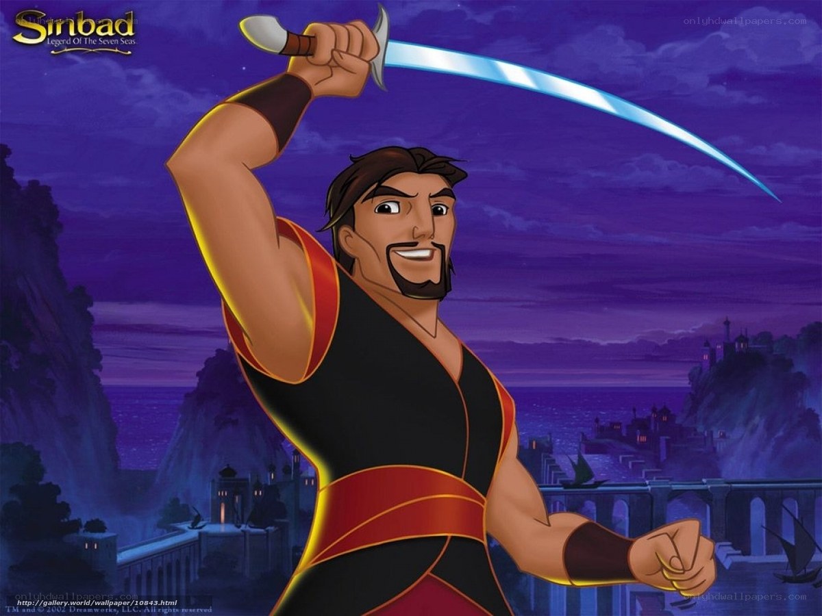Sinbad with sword