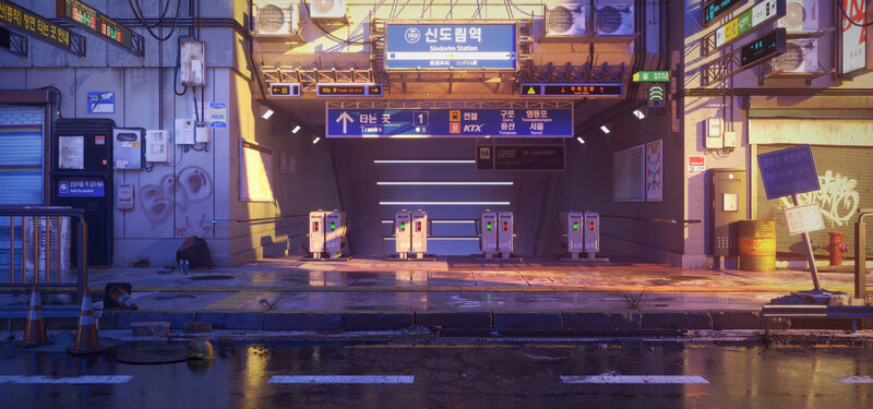 Sindorim Station Entrance