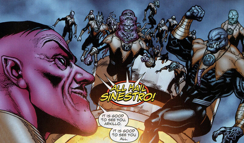 Sinestro and his army