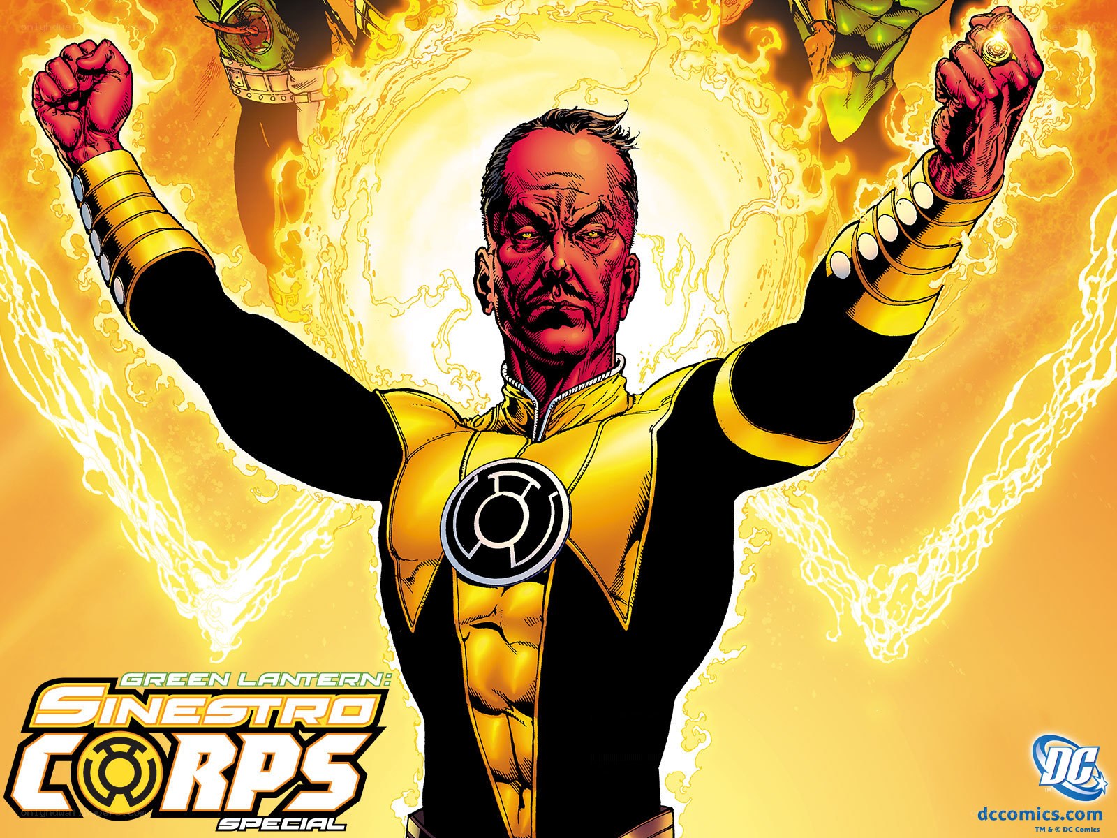 Sinestro in yellow suit
