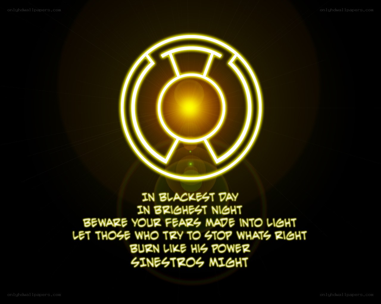 Sinestro's Power Symbol