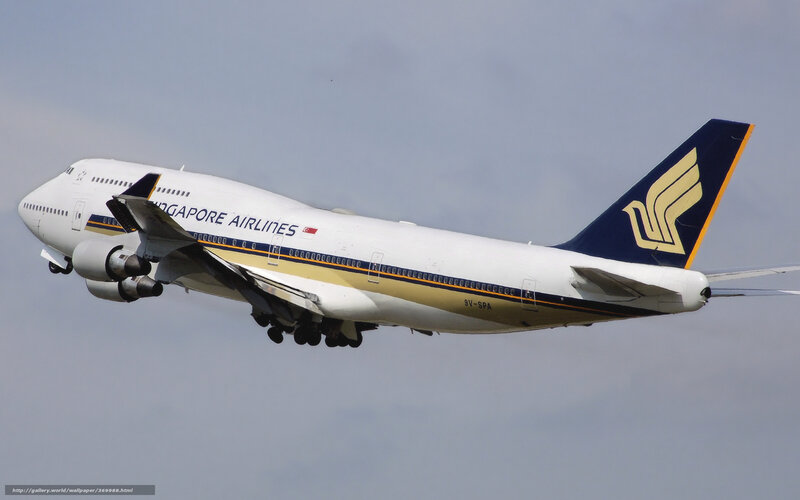 Singapore Airlines Boeing 747